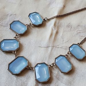 Etc.. Aqua Blue Statement Necklace